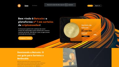 Betcoin – Plataforma de Sorteios e Jogos com Criptomoedas